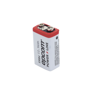 Pila 9V @ 1200 mAh / Alta Capacidad ( No recargable )