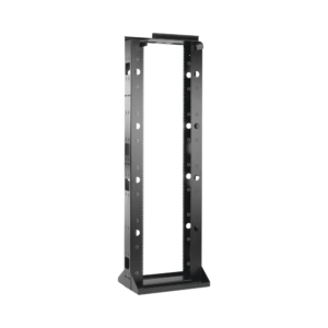 Rack de 2 Postes S??smico, Estǭndar de 19 in, Rieles Numerados y Roscados #12-24, Fabricado en Acero, 45 Unidades de Rack, Color Negro