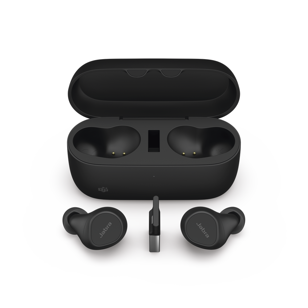 Jabra Evolve2 Buds, Auriculares versi??n MS con cancelaci??n de ruido activa, Bluetooth conexion hasta 2 dispositivos (20797-999-999) - Imagen 2