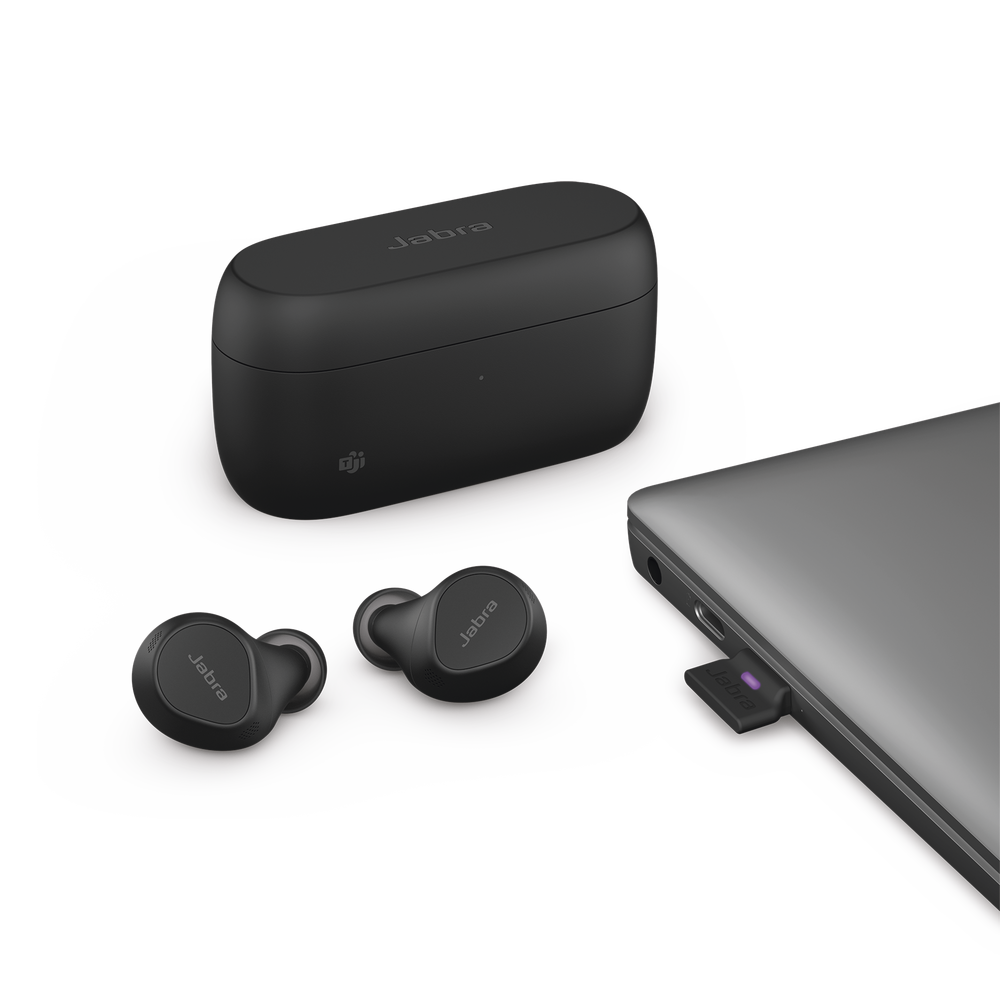 Jabra Evolve2 Buds, Auriculares versi??n MS con cancelaci??n de ruido activa, Bluetooth conexion hasta 2 dispositivos (20797-999-999) - Imagen 3