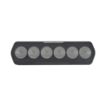 Luz de Trabajo Ultra brillante Rectangular, 6 LED, 1300 Lúmenes, 12-24 Vcd