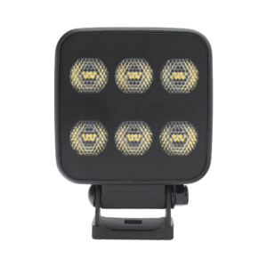 Luz de Trabajo Ultra brillante Cuadrada, 6 LED, 6552 Lúmenes, 12-24 Vcd