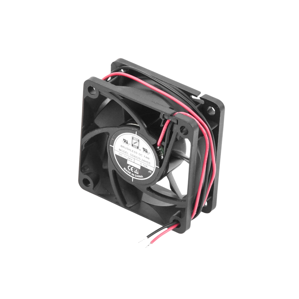 Ventilador Anticondensante Axial Cuadrado, 60x60x25 mm, 24 Vcc, 4500 RPM, 2.9 W, 0.12 A, Flujo de Aire de 25.0 CFM, Unión Sellada. - Imagen 5