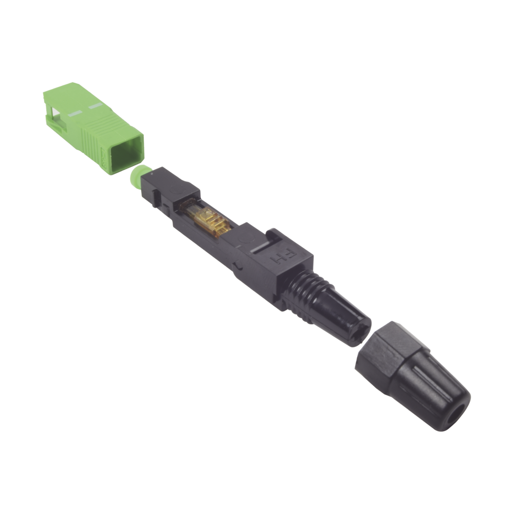 Conector R?pido de Instalaci?n en Campo, Monomodo, SC/APC, Pre-Pulido, Re-Terminable, Ideal para Aplicaciones FTTx - Imagen 2