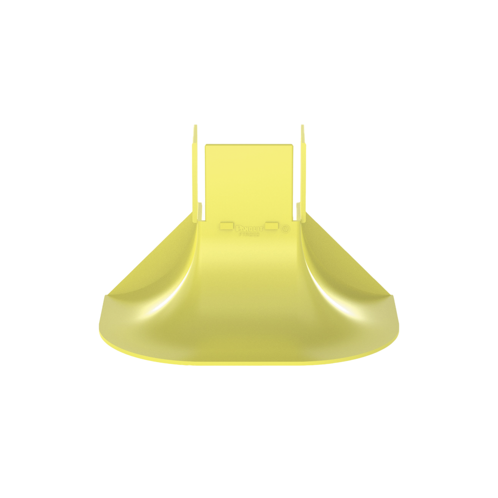 Accesorio de Control de Radio de Curvatura, Para Bajadas de Cable con Canaletas FiberRunner 2x2, Color Amarillo - Imagen 3