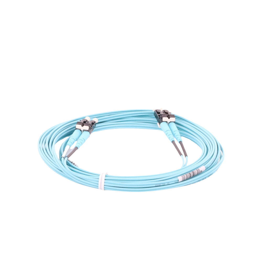 Jumper de Fibra Optica Multimodo 50/125 OM3, LC-LC Duplex, OFNR (Riser), Color Aqua, 5 Metros (16.40 Pies) - Imagen 5