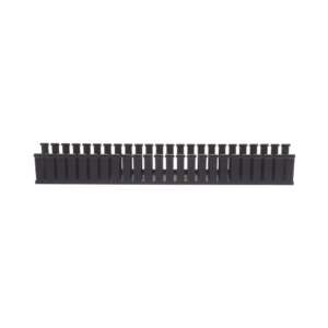 Canaleta Ranurada de PVC sin Tapa, Tipo G, 108 mm de Ancho, 104.1 mm de Alto y 1828.8 mm de Largo, Color Negro