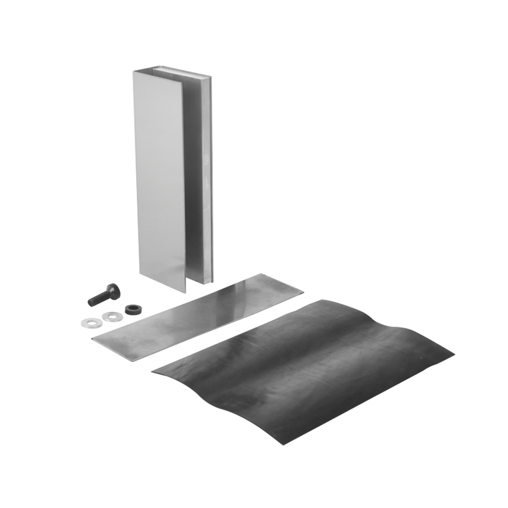 Montaje "U" para Puertas de Vidrio/ 3/4" de Grosor/ Para Chapas Magnéticas de 1200 lbs./ Ajuste por Opresores - Imagen 3