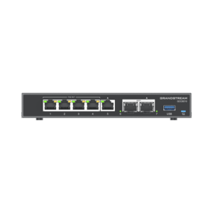 4 en 1: Firewall Nueva Generaci??n, Router, IP PBX (24 usuarios / 8 llamadas), Switch Gigabit de 5 Puertos (4 PoE) y 2 Puertos SFP 2.5 Gigabit