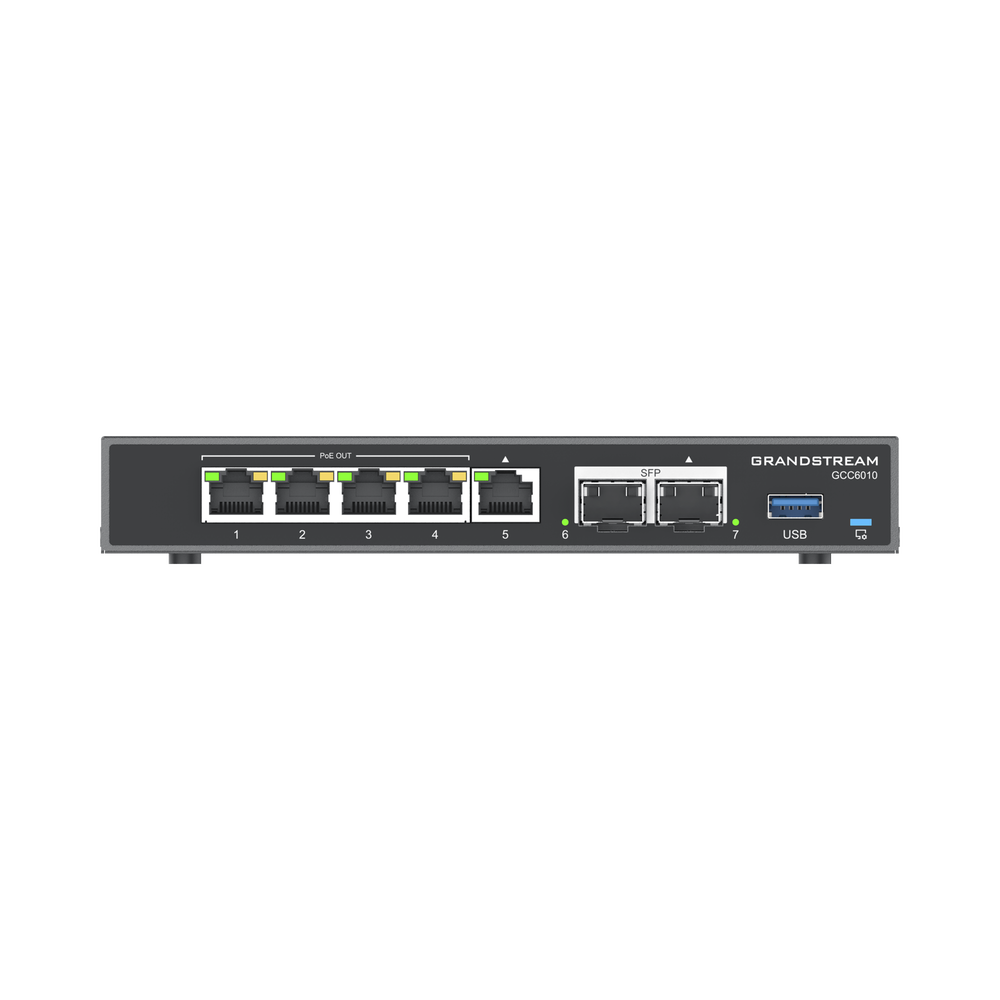 4 en 1: Firewall Nueva Generaci??n, Router, IP PBX (24 usuarios / 8 llamadas), Switch Gigabit de 5 Puertos (4 PoE) y 2 Puertos SFP 2.5 Gigabit