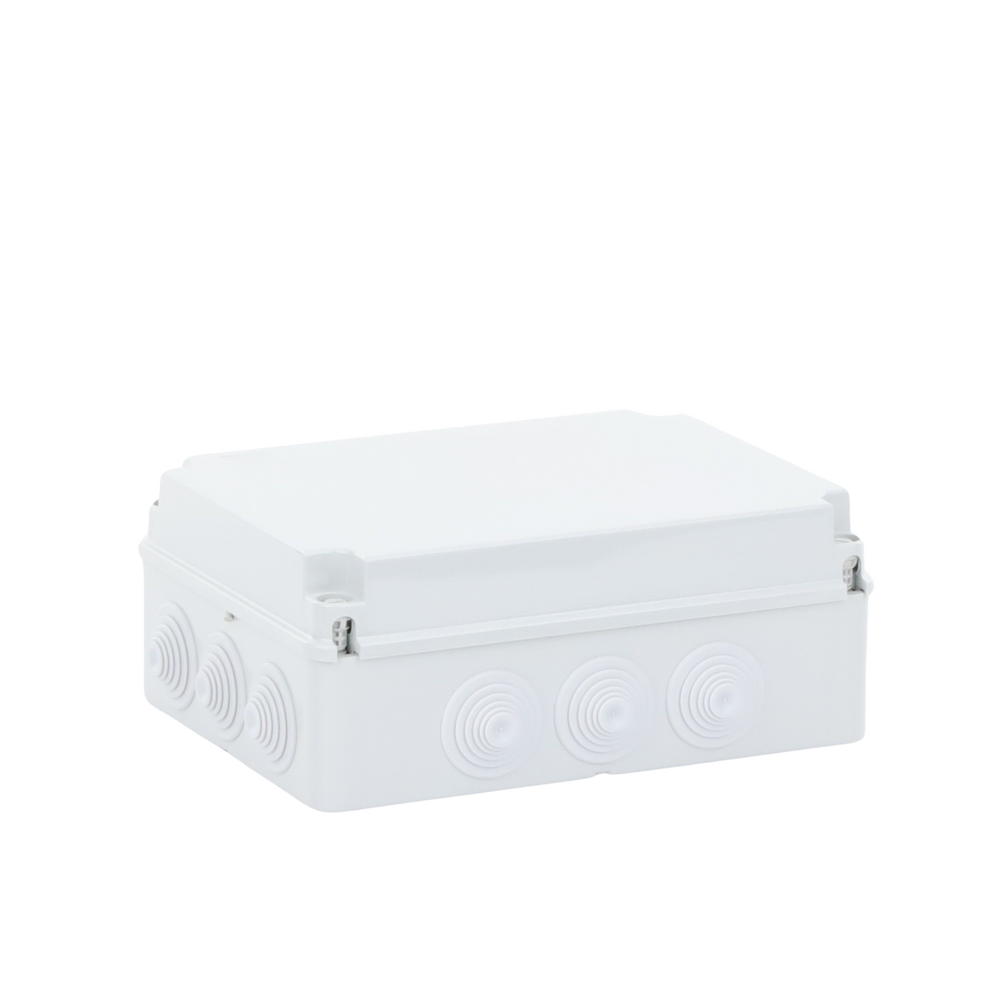 Caja Estanca de PVC Para Derivación y Conexión, 12 Entradas, Tapa Atornillada, 300x220x120 mm (Área interna), Uso Exterior IP55, Material que no Propaga el Fuego y Libre de Hálogenos - Imagen 4