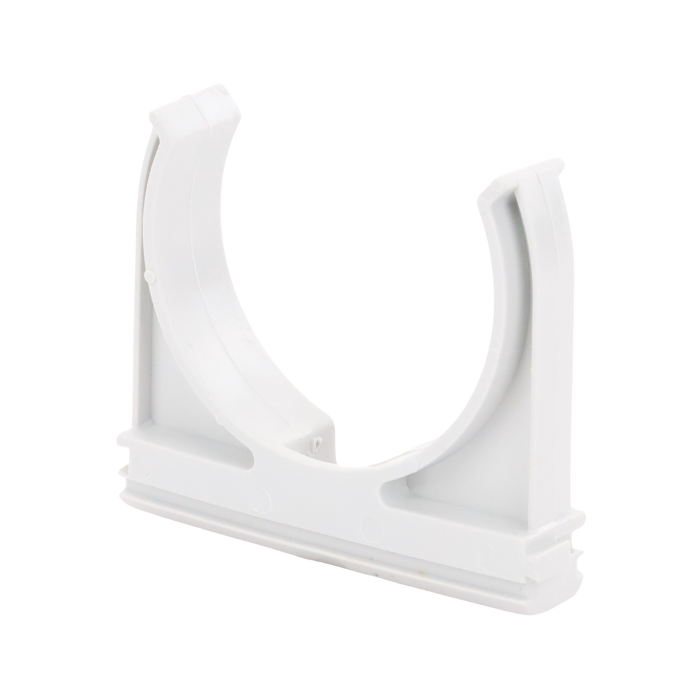 Soporte de presión (Abrazadera), PVC Auto-extinguible, abierto para tubería de 50 mm - Imagen 4