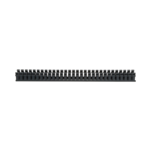 Canaleta Ranurada de PVC sin Tapa, Tipo H (Tapa Abisagrada), 55.1 mm de Ancho, 50.3 mm de Alto y 1828.8 mm de Largo, Color Negro