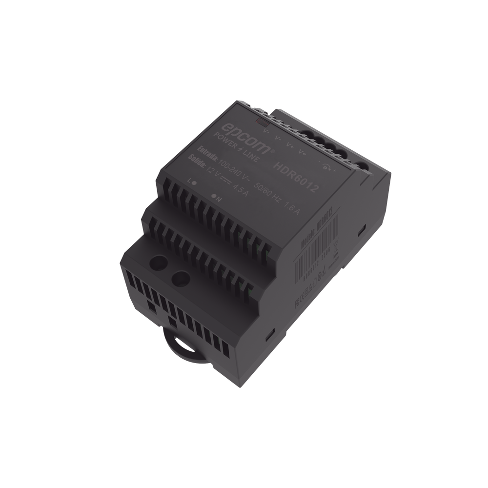 Fuente de Poder Industrial Entrada: 100-240 Vca / Salida: 15 Vcc/ 4 A/ 60 W/ Riel Din - Imagen 2