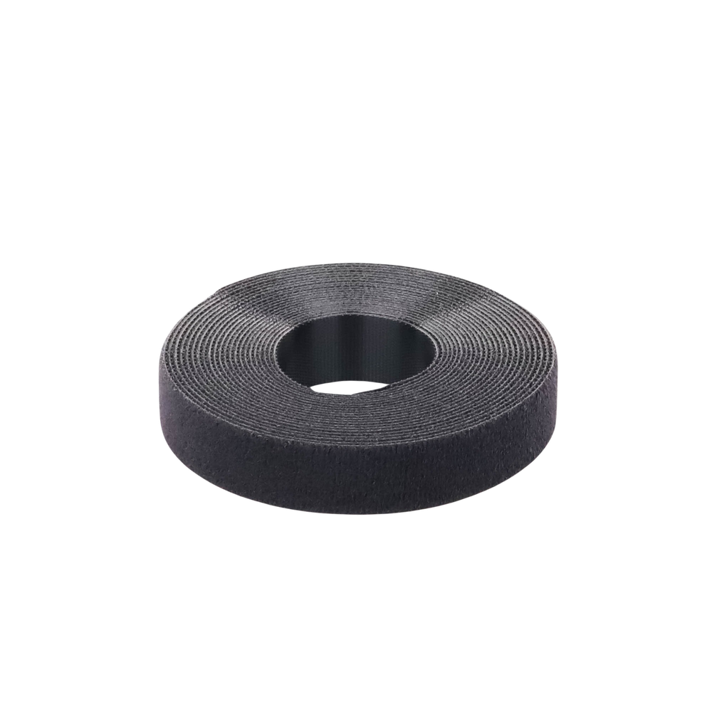 Rollo de Cinta de Contacto, de 15 Pies (4.5m) de Largo, 19.1 mm de Ancho, Color Negro - Imagen 5