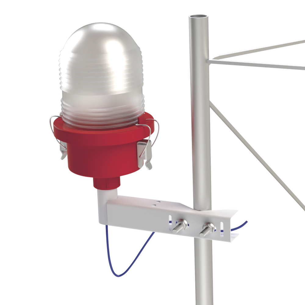 Herraje para Lǭmpara de Obstrucci??n LED Modelo EI-LBIB/OL1-VLED2- IR/ OL2-VLED2-IR - Imagen 3
