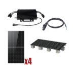 Kit Solar Interconexion  / 2kW  220Vca / Microinversores HOYMILES / Montaje Incluido