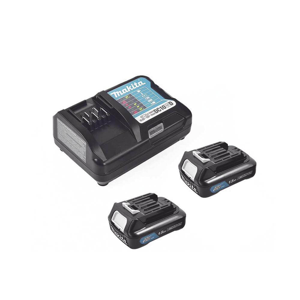 Taladro inalámbrico Percutor de 12 V, 3/8 de 0-450 0-1700 RPM, incluye 2 batería LI-ION de 1.5 AH, Cargador y Maletín - Imagen 3
