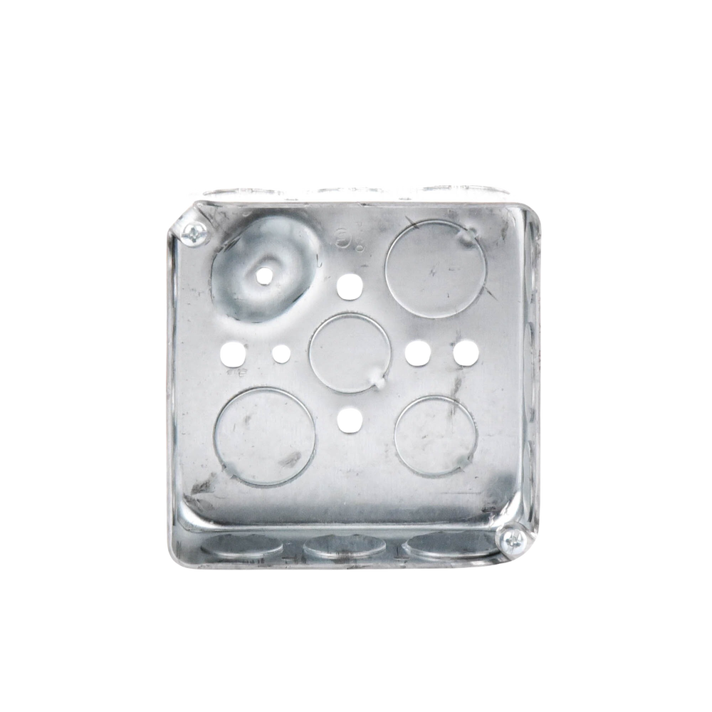 Caja Cuadrada 4 x 4"/ Profundidad 1- 1/2"/ Cuenta con 11 Entradas de 1/2" y 6 de 3/4".. - Imagen 4