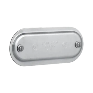 Tapa de Aluminio para Condulet Ovalada de 1".