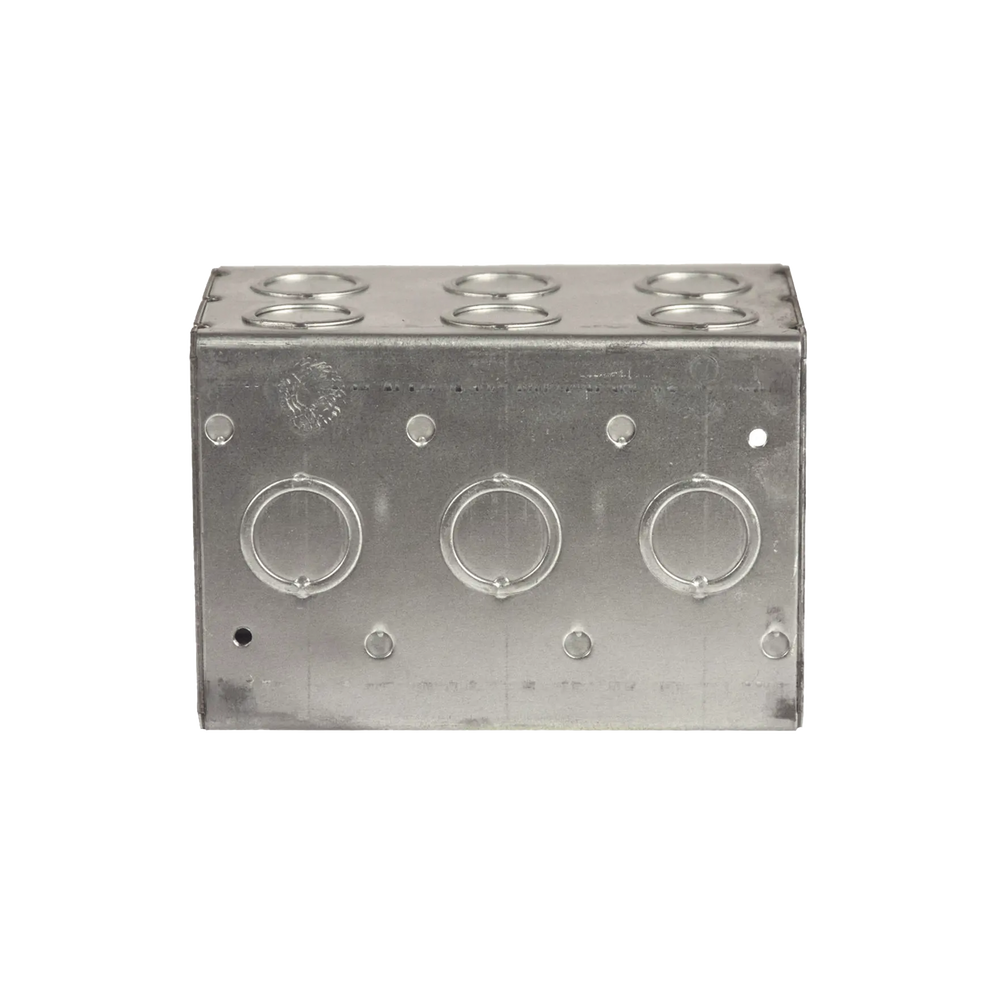 Caja Multigang de 3 Gangs/ Profundidad de 3-1/2 Pulgadas (8.89 cm)/ 19 Entradas de 1/2 - 3/4 Pulgadas (1.27 - 1.91 cm) - Imagen 3