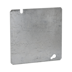 Tapa Cuadrada Ciega de Acero Galvanizado de 4 11/16".