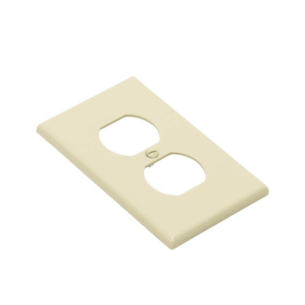 Placa de Pared para Contacto Duplex Color Marfil. - Imagen 2