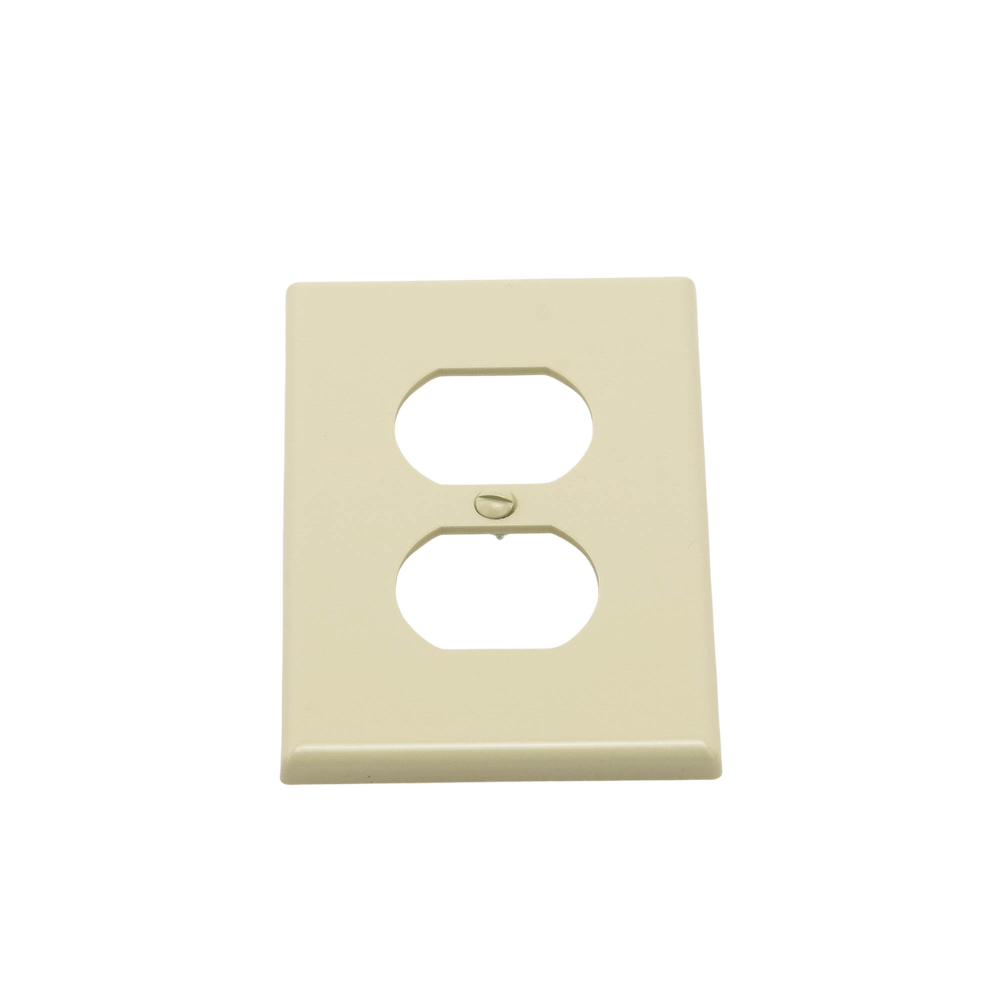Placa de Pared para Contacto Duplex Color Marfil. - Imagen 3