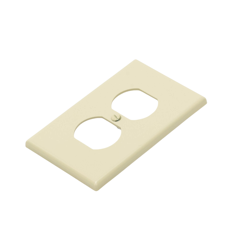 Placa de Pared para Contacto Duplex Color Marfil. - Imagen 4