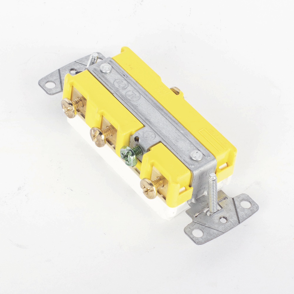 Interruptor Residencial 15 A 120 V, con 3 Bases Unipolares, Cableado lateral, Color Blanco. - Imagen 4