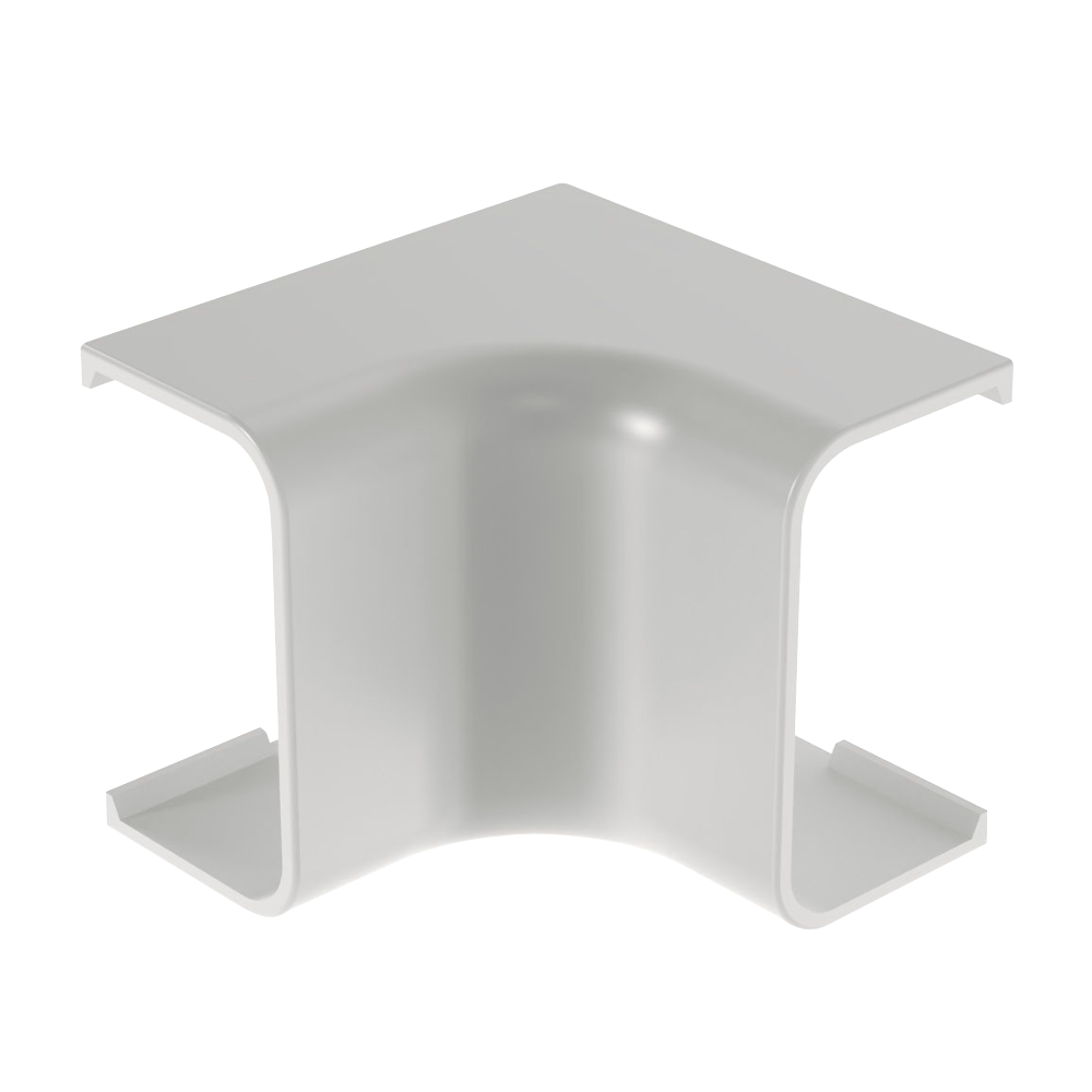 Esquinero interior, para uso con canaleta LD10, material ABS, Color Blanco - Imagen 2