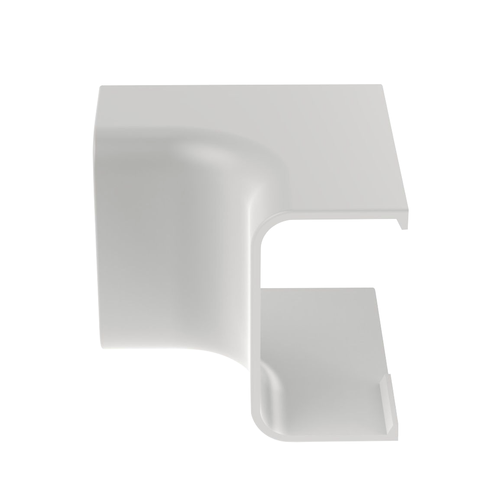 Esquinero interior, para uso con canaleta LD10, material ABS, Color Blanco - Imagen 3