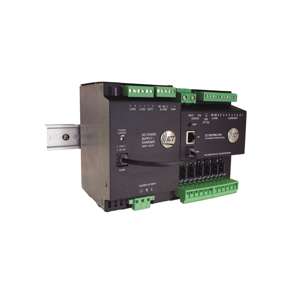 Fuente de distribuci??n de 6 salidas, control y monitoreo Ethernet, Vo: 10-60V Dc, para montaje en riel din - Imagen 2