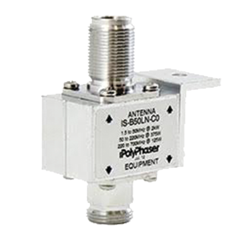 Protector Coaxial RF / 125-1000 MHz / 50 ? / Conectores N Hembra / Bloqueo DC
