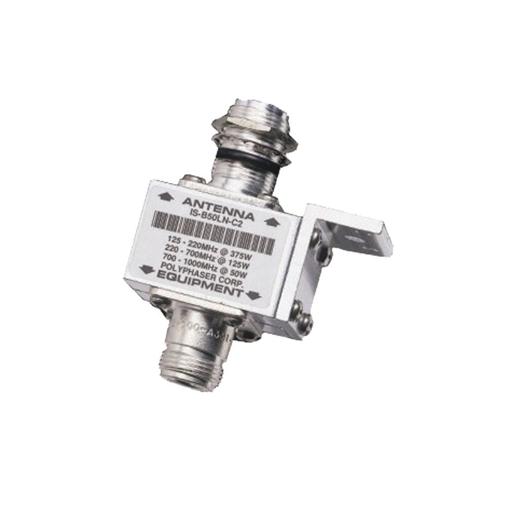 Protector Coaxial RF / 125-1000 MHz / 50 ? / Conectores N Hembra / Bloqueo DC / 40 kA