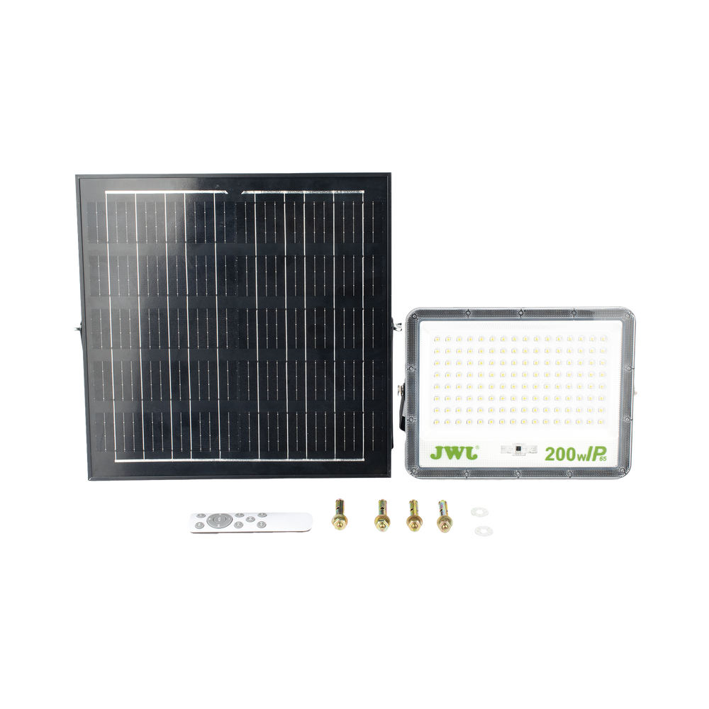 Reflector de 200 W con Panel Solar / Batería 3.2 V CD / T.C.C. 6 500 K / IP65. - Imagen 3