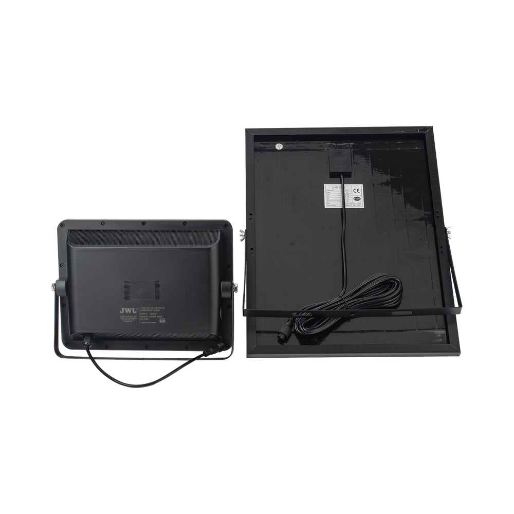 Reflector de 300 W con Panel Solar / Batería 3.2 V CD / T.C.C. 6 500 K / IP65. - Imagen 3