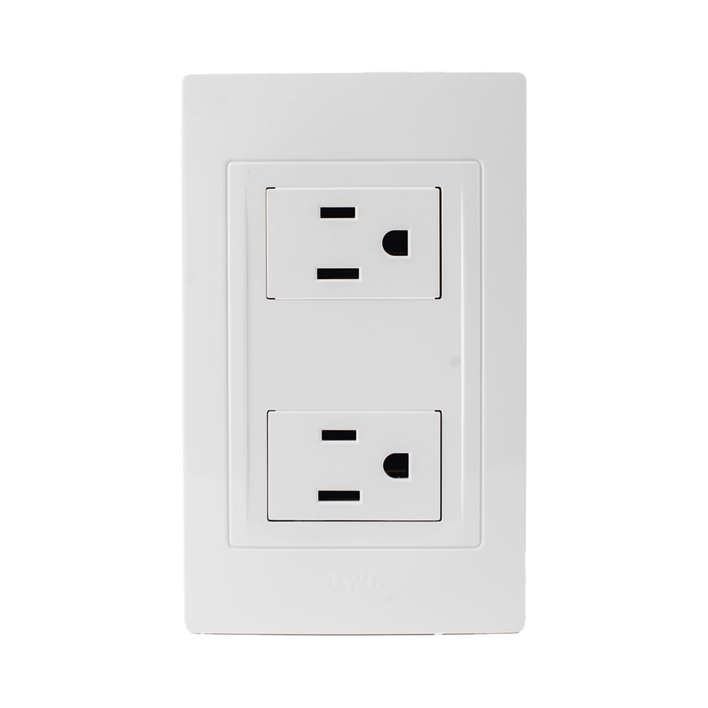Contacto Dúplex de 127 V~60 HZ 15 A / Color Blanco. - Imagen 3