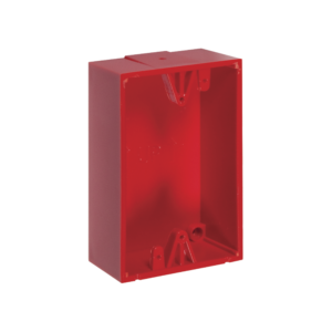 Caja trasera de montaje color rojo para estaciones de parada STOPPER