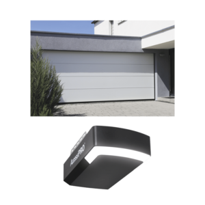 KIT COMPLETO Puerta D/ Garage 20x9 Pies / Lisa Linea Central / Color blanco / Insulada / Incluye Motor FS1000APPRT / 1/2HP / Fuerte/Silencioso/Luz LED/Motor DC .