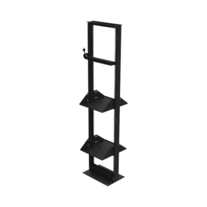 Kit de Rack Estǭndar 19", 45 UR con 2 Charolas  y PDU (8 tomas). Ideal para UPS y Servidores tipo Torre.