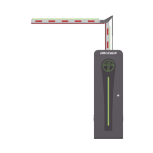 Barrera Vehicular con Brazo Articulado Iluminado Led 3 mts INCLUIDO (1.5 + 1.5) / Izquierda / Alto Desempeño / Brushless / Semáforo Rojo-Verde en Gabinete / Incluye 2 Controles Remotos