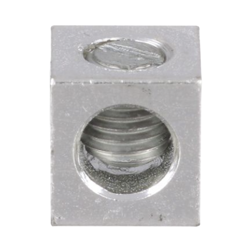 Conector Mecánico de Aluminio, de Un Orificio 1/4" y Un Barril, para Cable de 14 a 2 AWG. 1 Pieza - Imagen 4