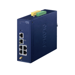 (LoRa) Gateway Industrial LoRaWAN con 5 puertos 10/100/1000T, Banda de 902 a 928 MHz, Con 2 Entradas y Salidas Digitales