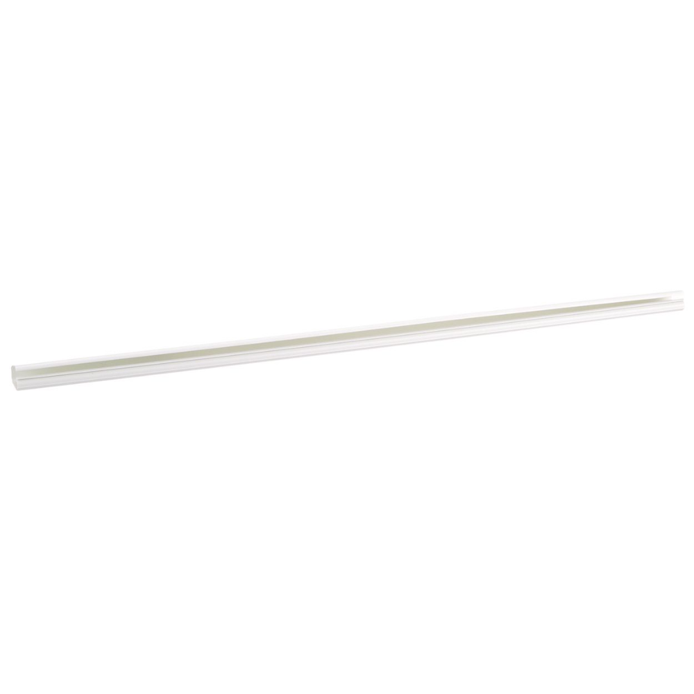 Canaleta LD5 de PVC rígido, con cinta adhesiva para instalación sin herramientas, 26 x 15 x 1828.8 mm, Color Blanco - Imagen 3