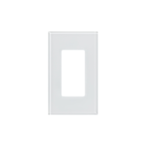 Tapa de cristal para apagador o atenuador, 1 espacio.