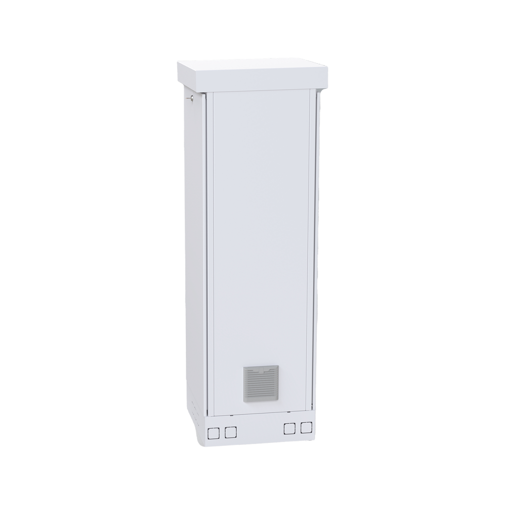 Gabinete para Piso, Capacidad, 31 Unidades de Rack, Doble puerta y Postes frontales e intermedios ajustables, Color Blanco, Se envía el Gabinete Armado. - Imagen 2
