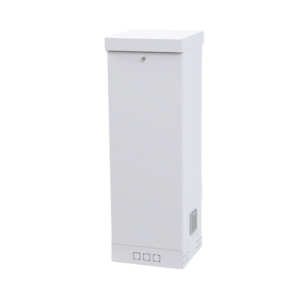Gabinete para Piso, Capacidad, 31 Unidades de Rack, Doble puerta y Postes frontales e intermedios ajustables, Color Blanco, Se envía el Gabinete Armado.