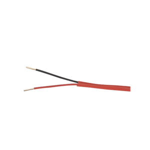 Alambre de Alarma contra Incendios - Bobina de 305 Metros (1000 Pies): 2 x 16 AWG, Rojo, Tipo FPLR, (UL) FT4, Ideal para Sistemas de Detecci?n y Evacuaci?n de Incendios