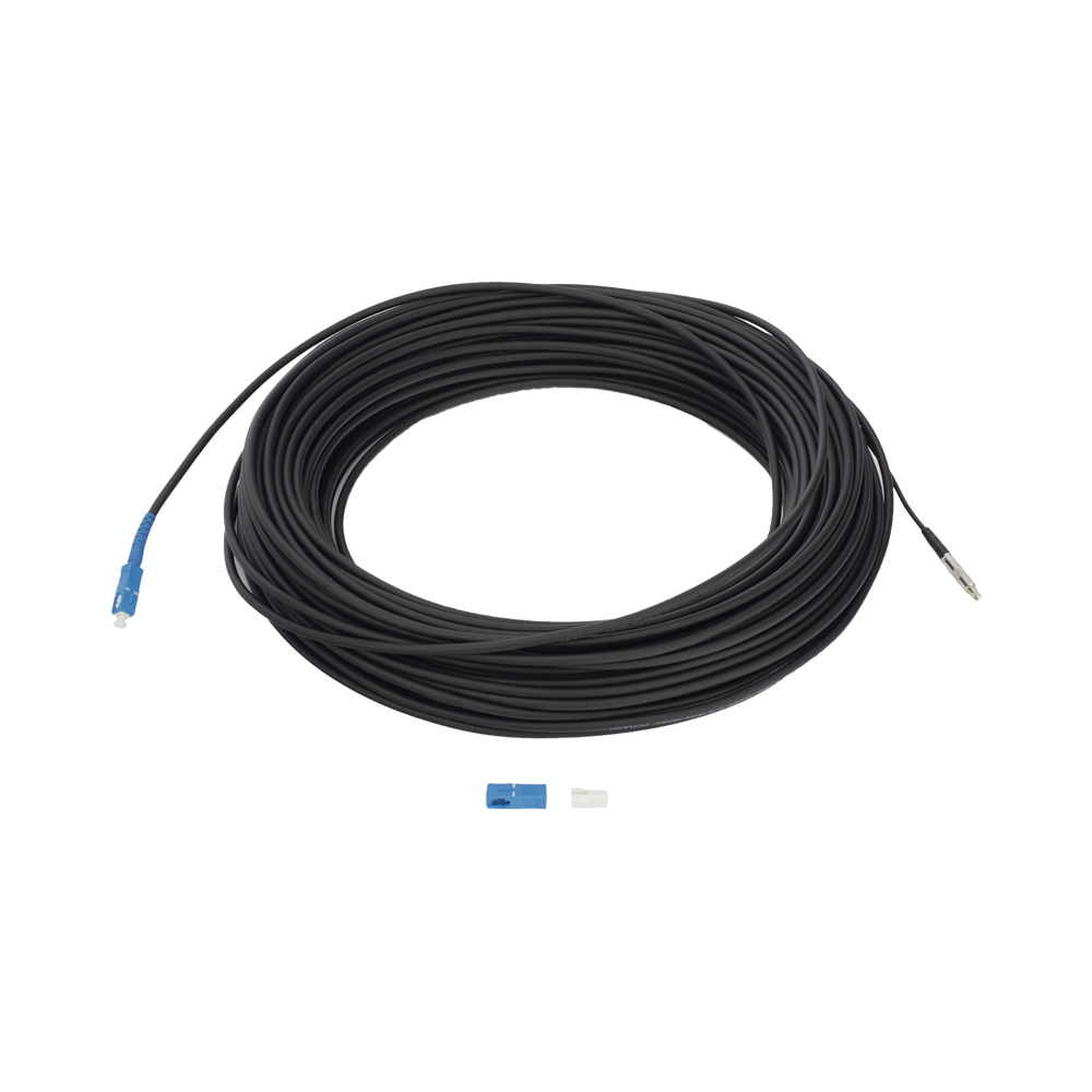 Rollo de Fibra ?ptica Drop Redonda G657A2 Monomodo Simplex de 50 Metros (164 Pies) con Conectores SC/UPC-SC/UPC para Instalaciones A?reas, Subterr?neas o a la Intemperie - Imagen 4